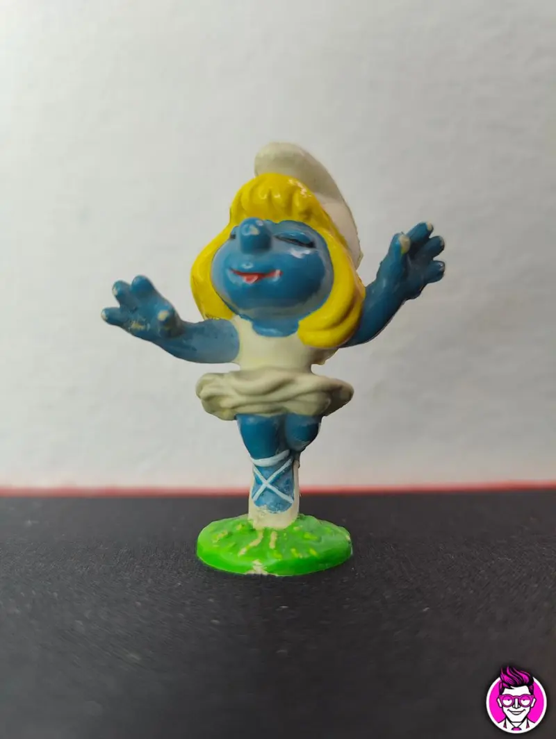 Puffetta Ballerina - Schleich Peyo 1978 Hong Kong Puffi Smurfs - Vista 1