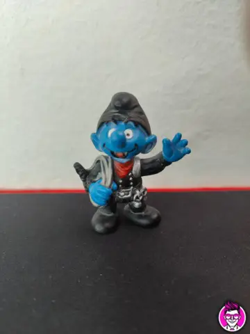 Reperto originale Puffo Spazzacamino - 20499 Schleich Peyo 1999 China Puffi Smurfs (1999) - Condizioni USATO CIB