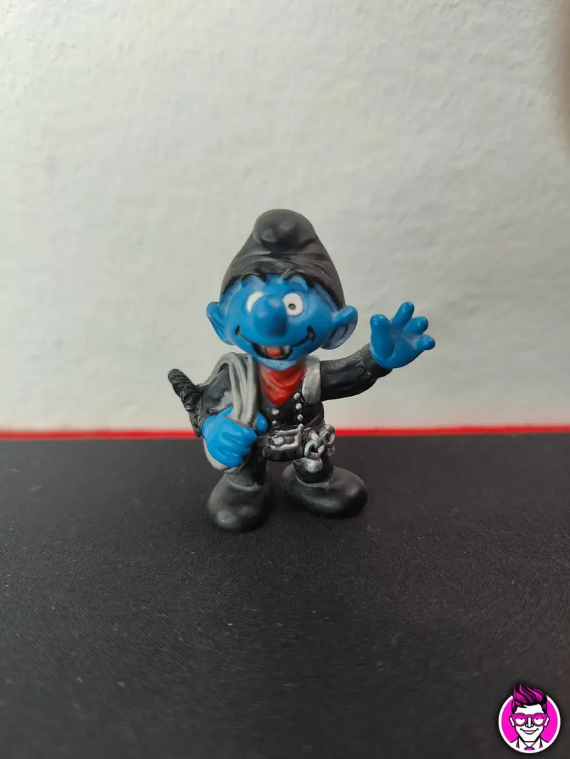 Puffo Spazzacamino - 20499 Schleich Peyo 1999 China Puffi Smurfs - Vista 1
