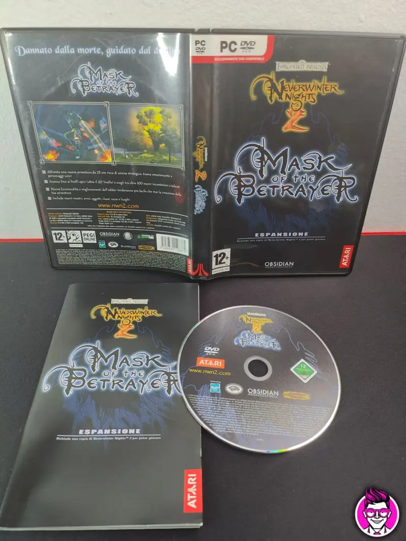 Neverwinter Nights 2 Mask of the Betrayer - Espansione Computer PC - ITA CD Specchio - Vista 1