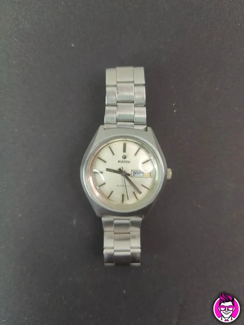 Roamer Automatic Orologio Watch Vintage Swiss Made Non Funzionante - Vista 1