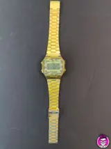 Miniatura 1 per Casio A168WE Militar Mimetico Gold Orologio Watch Digitale Funzionante