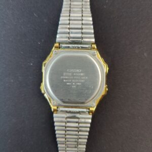 Miniatura 5 per Casio A168WE Militar Mimetico Gold Orologio Watch Digitale Funzionante