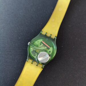 Miniatura 2 per Swatch LG115 1996 Dinosaur Swatch Lady Orologio Quarzo Watch Swiss Made Vintage Funzionante