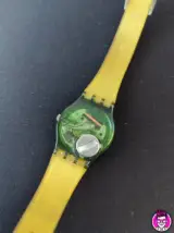 Miniatura 2 per Swatch LG115 1996 Dinosaur Swatch Lady Orologio Quarzo Watch Swiss Made Vintage Funzionante