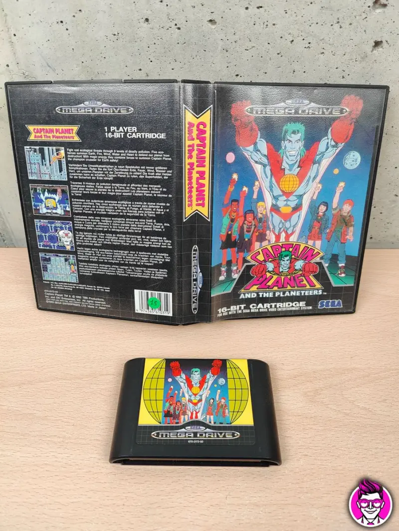 Captain Planet and the Planeteers - SEGA Megadrive Mega Drive PAL - Vista 1