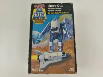 Reperto originale Super Go Bots Spay-C 022 NASA Robot Space Shuttle 1985 Vintage Bandai Tonka Japan (1985) - Condizioni USATO CIB
