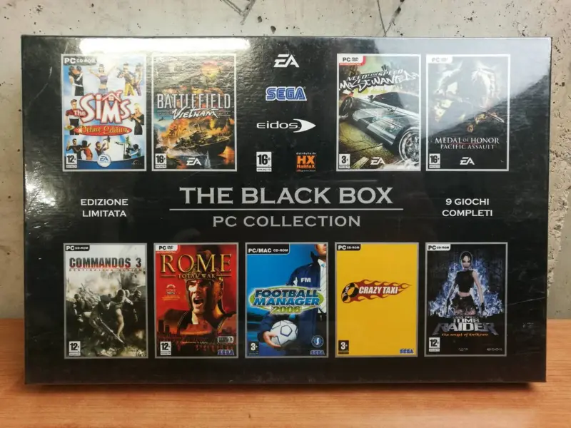 The Black Box PC Collection Edizione Limitata 9 Giochi Completi - PC Games ITA - Vista 1