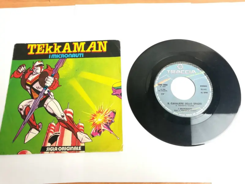 Tekkaman I Micronauti il Cavaliere dello Spazio - Traccia - Vinile LP 45 Giri - Vista 1