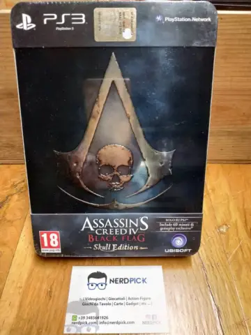 Reperto originale Assassin's Creed IV Black Flag Skull Edition - PlayStation 3 PS3 - PAL ITA - Condizioni NUOVO / SIGILLATO CIB