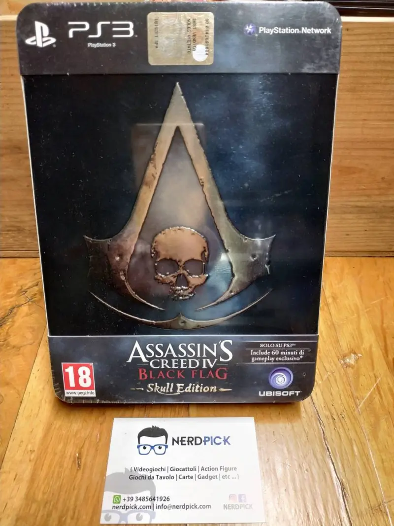 Assassin's Creed IV Black Flag Skull Edition - PlayStation 3 PS3 - PAL ITA - Vista 1