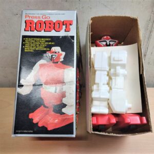 Miniatura 2 per Press Go Robot Fondo di Magazzino Vintage Anni 80 Hong Kong