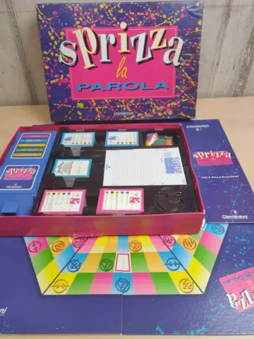 Reperto originale Sprizza la Parola - Clementoni Gioco da Tavolo Usato Completo - Condizioni USATO CIB