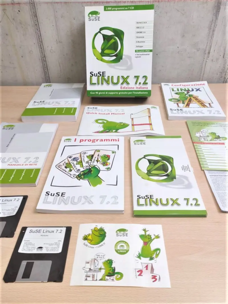 Linux 7.2 Suse Edizione Italiana PC - Vista 1