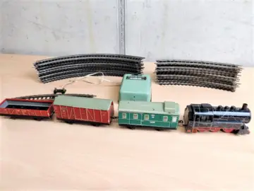 Reperto originale Treno in Latta Tin Vintage Distler Made in Western Germany - Condizioni USATO CIB