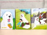 Miniatura 1 per 3pz Belle e Sebastien Quaderno Vintage Anni '80 - Fabbri Felicita' - Nuovo New