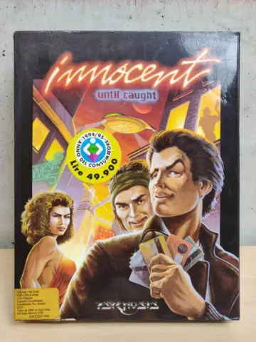 Reperto originale Innocent Until Caught PC IBM Floppy Big Box (1993) - Nuovo (1993) - Condizioni NUOVO / SIGILLATO CIB