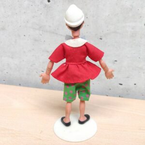 Miniatura 2 per Pinocchio Pupazzo Vintage Flex con Vestito