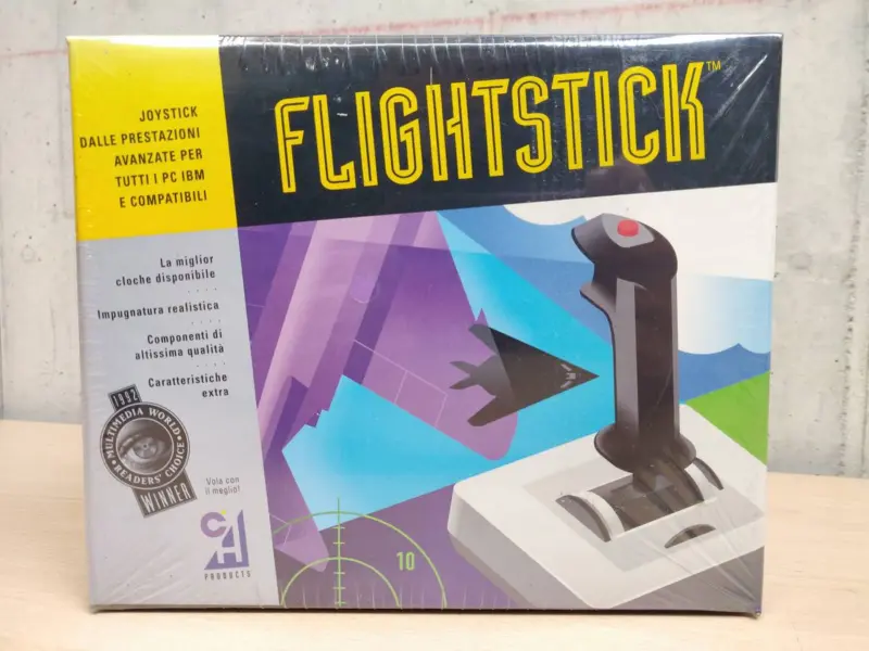 Joystick Flightstick CH Products U.S.A. PC IBM Nuovo - Vista 1