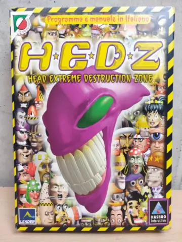 Reperto originale Hedz Head Extreme Destruction Zone PC Big Box - Nuovo (1998) - Condizioni NUOVO / SIGILLATO CIB