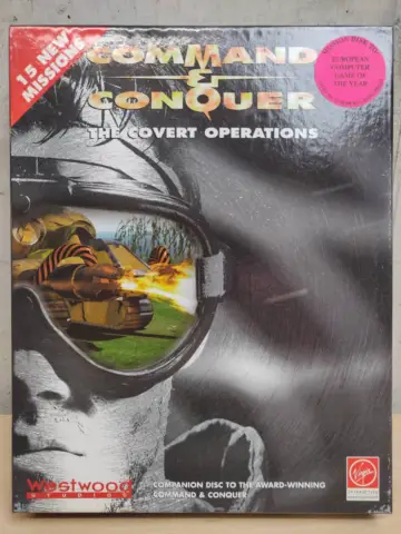 Reperto originale Command e Conquer The Covert Operations - PC Big Box - Usato (1996) - Condizioni USATO CIB