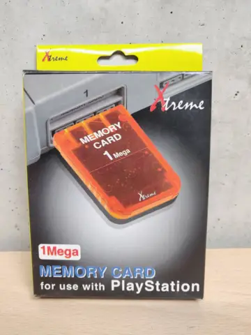 Reperto originale Memory Card 1 Mega Xtreme - PlayStation 1 PS1 - Nuovo - Condizioni NUOVO / SIGILLATO CIB