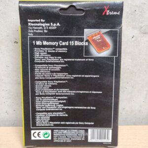 Miniatura 2 per Memory Card 1 Mega Xtreme - PlayStation 1 PS1 - Nuovo