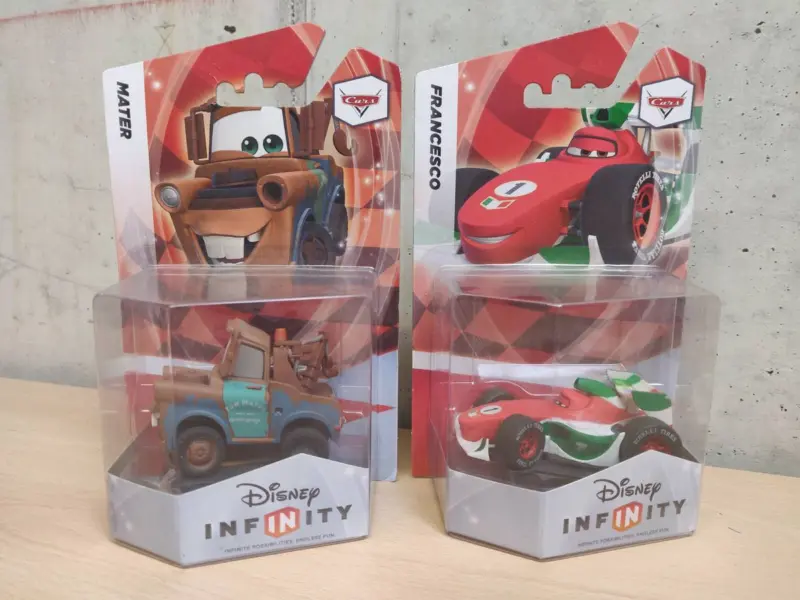 Saetta McQueen e Cricchetto Personaggio Action Walt Disney Infinity Cars Figure Box - Vista 1
