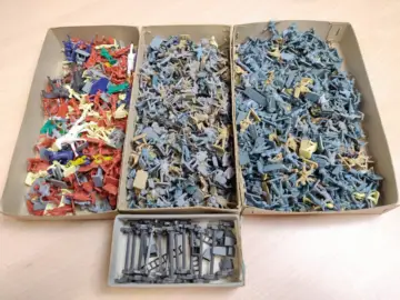 Reperto originale Soldatini Militari Military Atlantic 1/72 70' Grande Lotto - Condizioni USATO CIB
