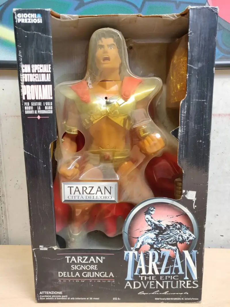 Tarzan Signore della Giungla + Giochi Preziosi 1995 Action Figure Nuovo Blister - Vista 1