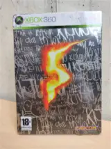 Miniatura 1 per Resident Evil 5 - Xbox 360 Usato Steelbook