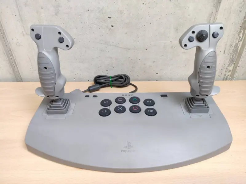 Dual Joystick Flight Controller Analogico PlayStation 1 PS1 - SCPH-1110 Usato Originale - Vista 1