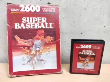Reperto originale Super Baseball - Atari 2600 - 1988 - Usato (1988) - Condizioni USATO TESTATO 100% CIB