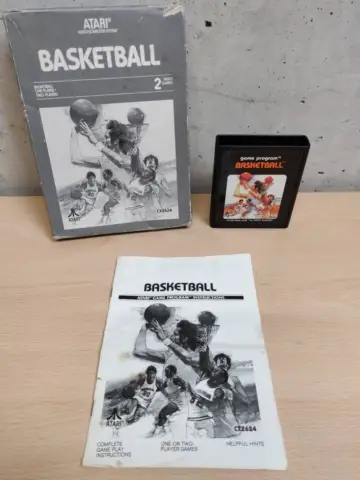 Reperto originale Basketball - Atari 2600 - 1987 - Usato (1987) - Condizioni USATO TESTATO 100% CIB
