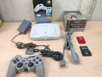 Reperto originale Console - Sony PlayStation 1 PS1 Psone - SCPH-102 Testato Funzionante con Accessori e Giochi #04 - Condizioni USATO TESTATO 100% CIB