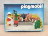 Miniatura 1 per Playmobil 3499 Abbeveratorio con Mucche 1985 - Very Rare MISB