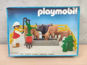 Reperto originale Playmobil 3499 Abbeveratorio con Mucche 1985 - Very Rare MISB (1985) - Condizioni NUOVO / SIGILLATO CIB