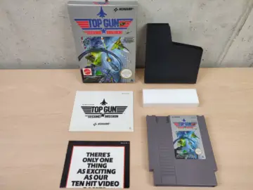 Reperto originale Top Gun Second Mission Mattel - Nintendo NES PAL A ITA - Condizioni USATO TESTATO 100% CIB