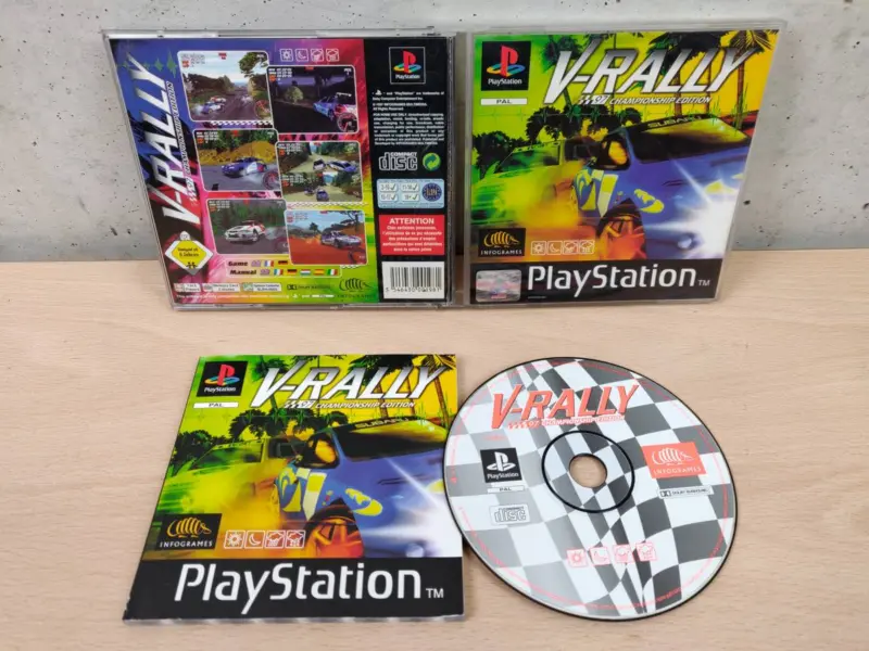 V-Rally 97 Championship Edition - PlayStation 1 PS1 - Completo PAL - Vista 1