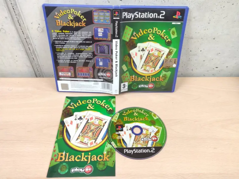 Video Poker e Blackjack - PlayStation 2 PS2 - PAL - Vista 1