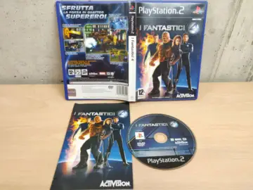 Reperto originale I Fantastici 4 - PlayStation 2 PS2 - PAL ITA - Disco Specchio - Condizioni USATO TESTATO 100% CIB