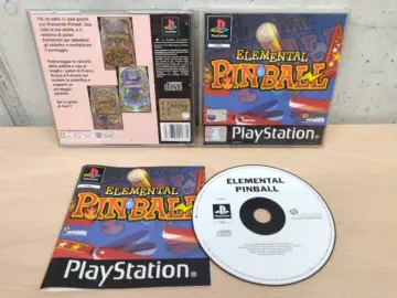 Reperto originale Elemental Pinball - PlayStation 1 PS1 - PAL - Disco Specchio - Condizioni USATO TESTATO 100% CIB