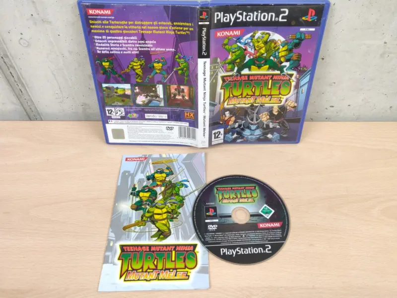 Teenage Mutant Ninja Turles Mutant Melee - PlayStation 2 PS2 - PAL ITA Disco Specchio - Vista 1