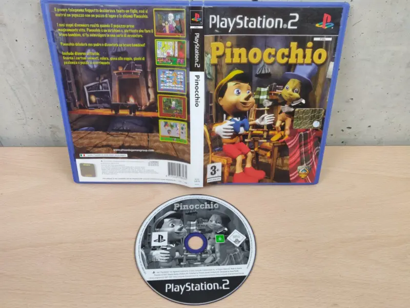 Pinocchio - PlayStation 2 PS2 - PAL ITA Disco Specchio - Vista 1