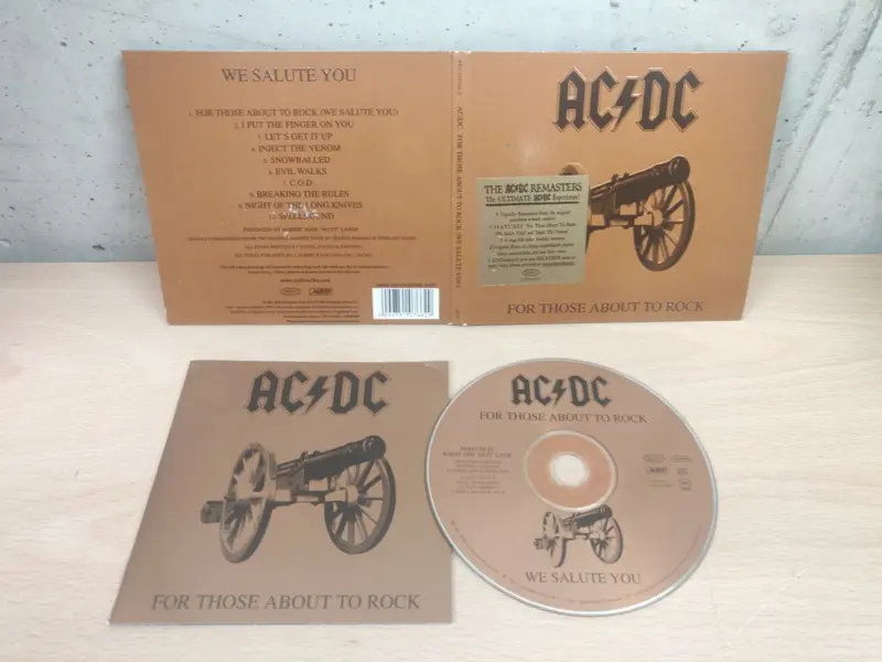 AC/DC for Those Aout to Rock Hell Remasters The Ultimate - Raro CD - Vista 1