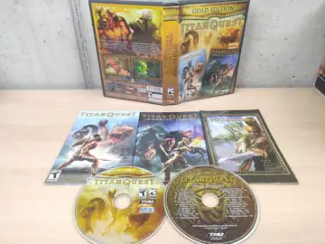 Reperto originale Titan Quest Gold Edition - PC Computer - ENG USA - Condizioni USATO CIB