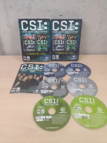 Reperto originale CSI Crime Scene Investigation 2 Games - PC Computer - ENG USA - Condizioni USATO CIB