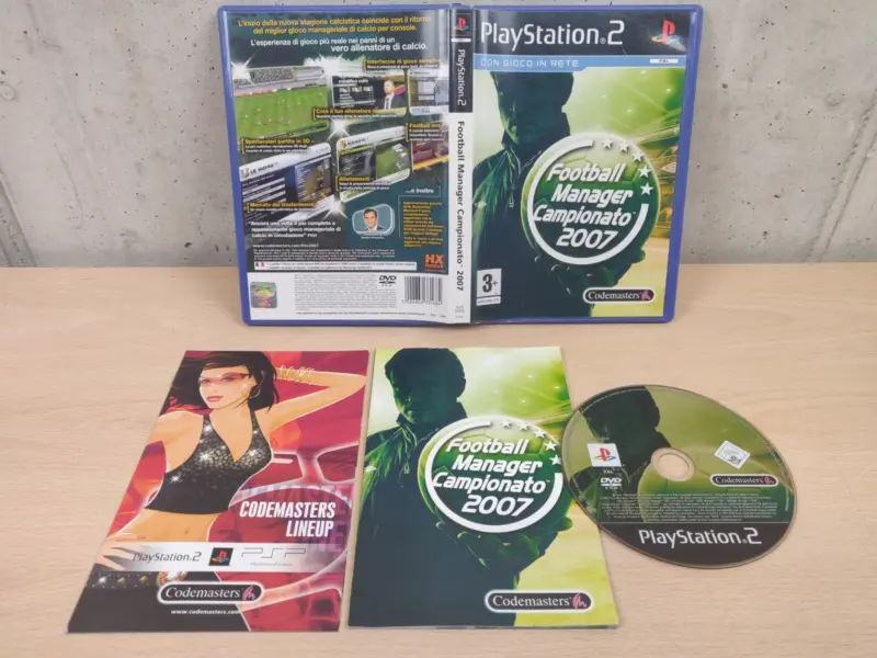 Football Manager Campionato 2007 - PlayStation 2 PS2 - PAL ITA Completo - Vista 1