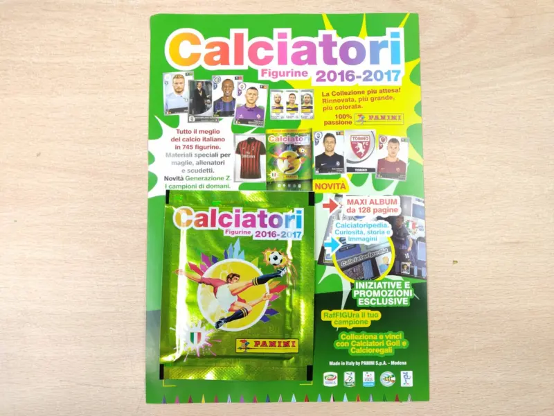 Figurina Calciatori Panini 2016 2017 - Promo Omaggio Versione Verde con Foglietto Nuovo Sigillato!!! - Vista 1