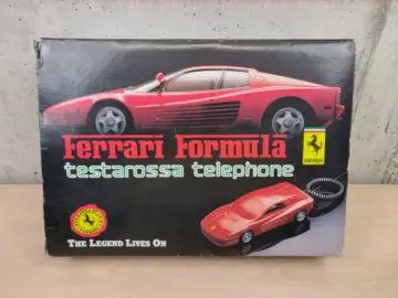 Reperto originale Telefono Design Ferrari Formula F1 Testarossa Telephone Vintage Raro - Condizioni USATO CIB